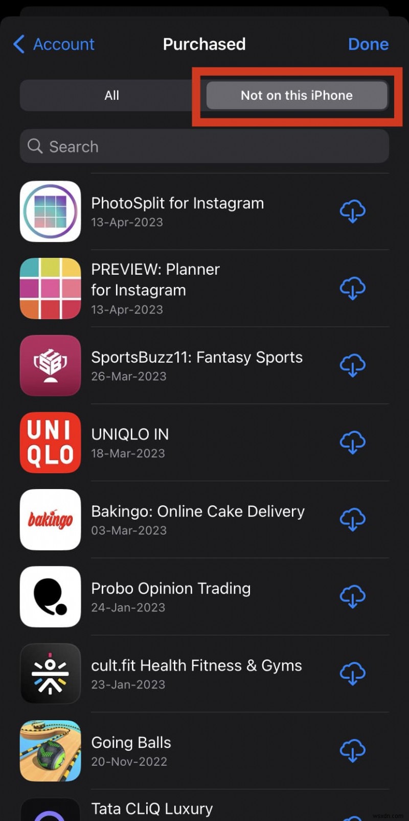 iPhone पर हाल ही में हटाए गए ऐप्स ढूंढें और पुनर्स्थापित करें 