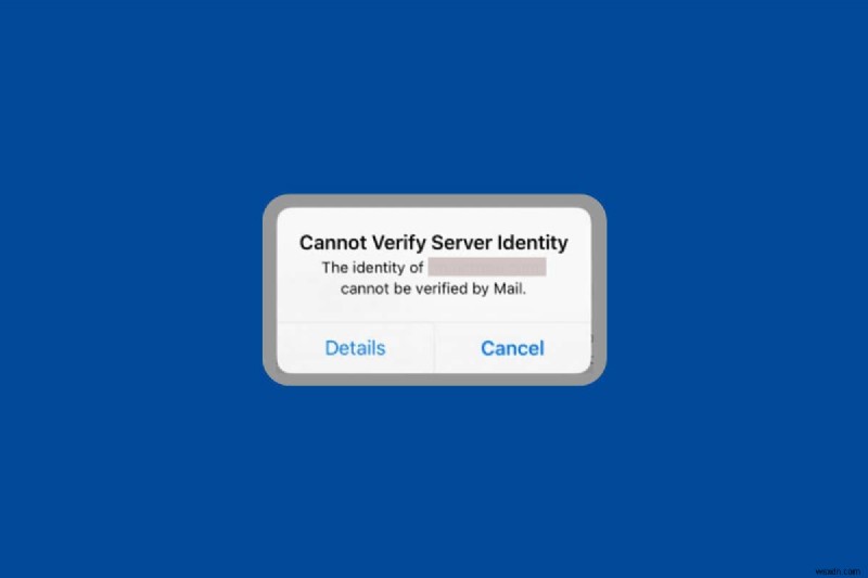 iPhone मेल में  सर्वर पहचान सत्यापित नहीं कर सकता  त्रुटि को ठीक करें - चरण-दर-चरण मार्गदर्शिका 
