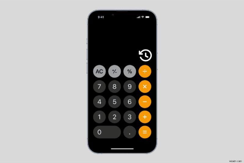 अपने iPhone कैलकुलेटर का इतिहास तुरंत देखें 