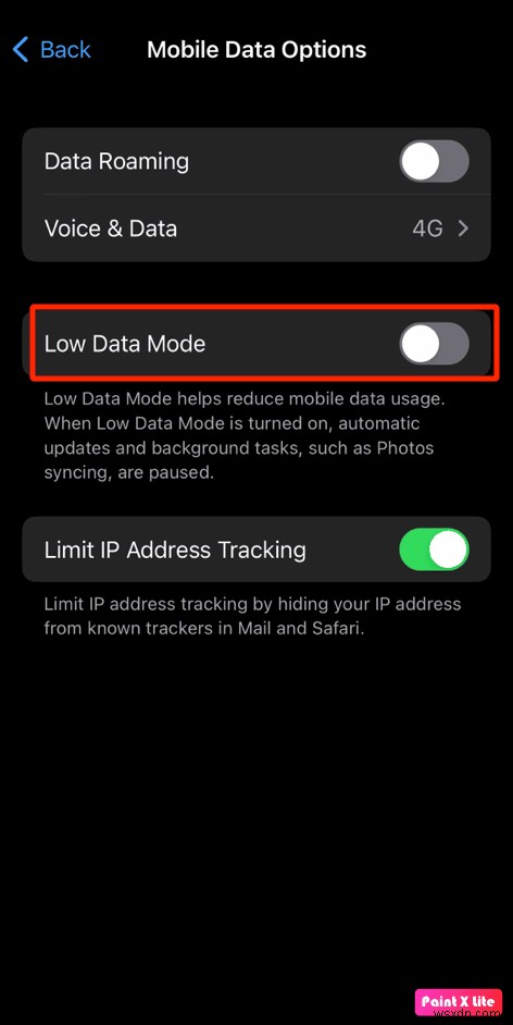 अपने iPhone पर लो डेटा मोड को कैसे अक्षम करें 