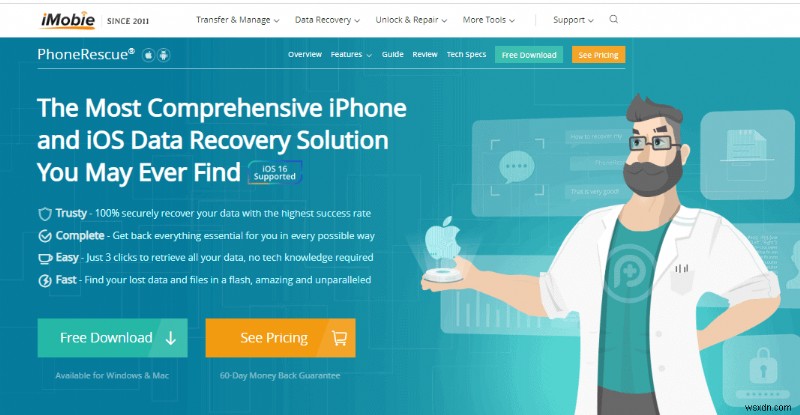 शीर्ष 19 iPhone फ़ोटो पुनर्प्राप्ति ऐप्स:खोई हुई छवियों को शीघ्रता से पुनर्स्थापित करें 