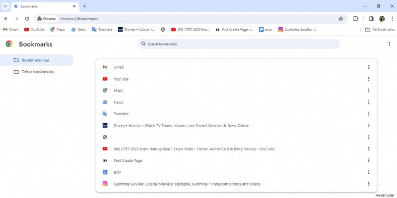 अपने Chrome बुकमार्क बार को पुनर्स्थापित करें:सरल सुधार और समस्या निवारण 