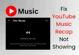 YouTube म्यूज़िक रीकैप 2023 प्रदर्शित न होने का समाधान करें - त्वरित सुधार और साझाकरण मार्गदर्शिका 