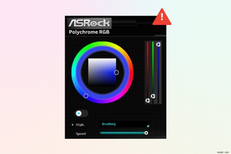 ASRock पॉलीक्रोम RGB प्रकाश संबंधी समस्याओं को ठीक करें:चरण-दर-चरण मार्गदर्शिका 