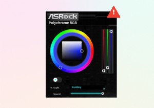ASRock पॉलीक्रोम RGB प्रकाश संबंधी समस्याओं को ठीक करें:चरण-दर-चरण मार्गदर्शिका 