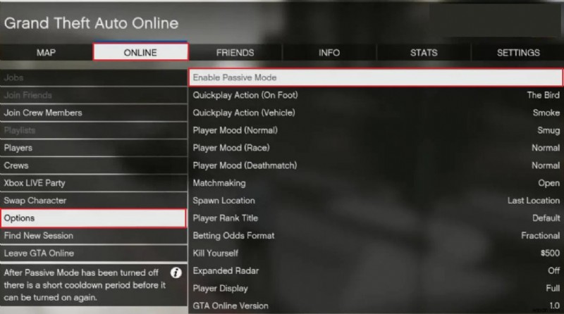 PC, Xbox और PlayStation पर GTA V पैसिव मोड अक्षम करें 