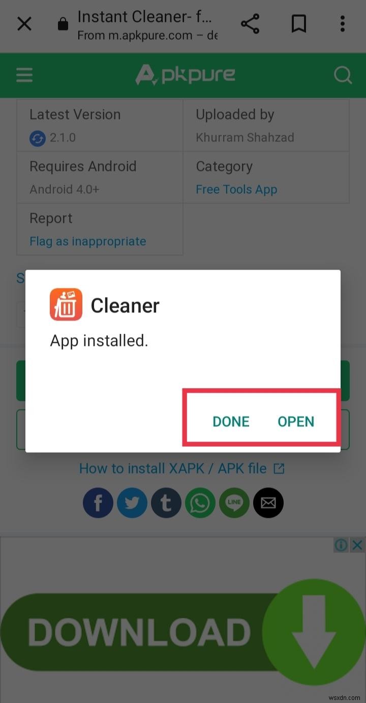 अपने इंस्टाग्राम प्रोफ़ाइल को अनुकूलित करने के लिए इंस्टेंट क्लीनर डाउनलोड करें और उसका उपयोग करें 