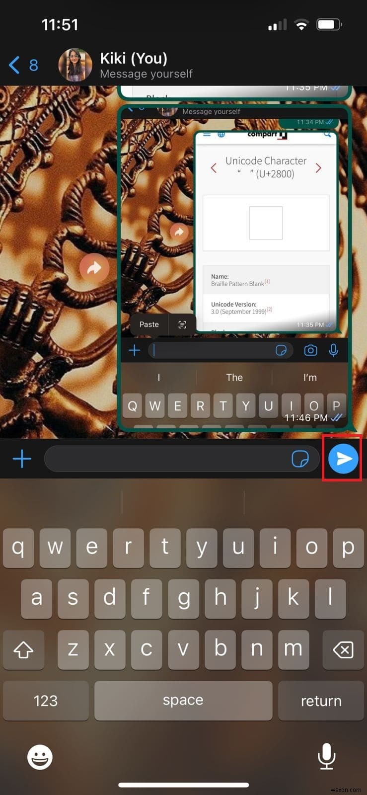 WhatsApp iPhone पर खाली संदेश भेजें:सरल चरण और युक्तियाँ 