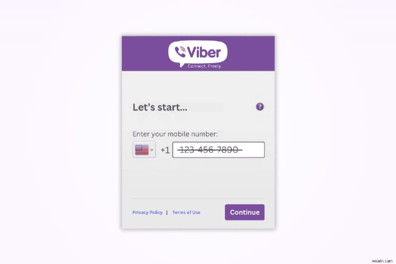 Viber का निजी तौर पर उपयोग करें:अपने व्यक्तिगत फ़ोन नंबर के बिना पंजीकरण करें 