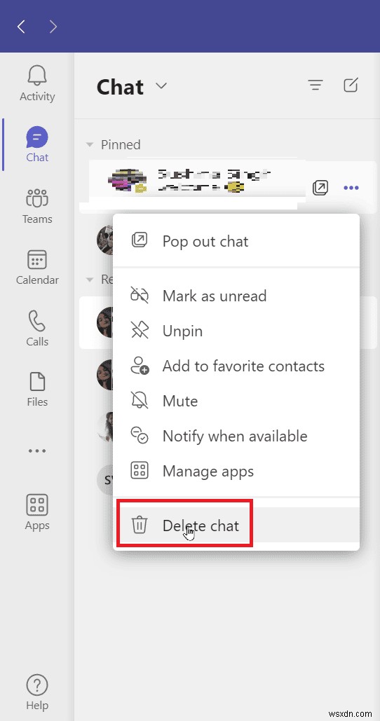 Microsoft Teams में चैट समूह को हटाने के लिए चरण-दर-चरण मार्गदर्शिका 