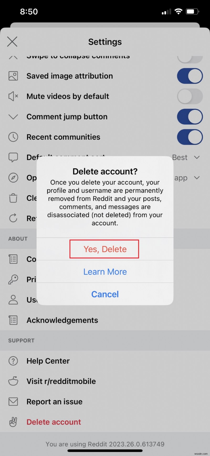 iPhone पर अपना Reddit खाता हटाएं - सुरक्षित और चरण-दर-चरण निर्देश 