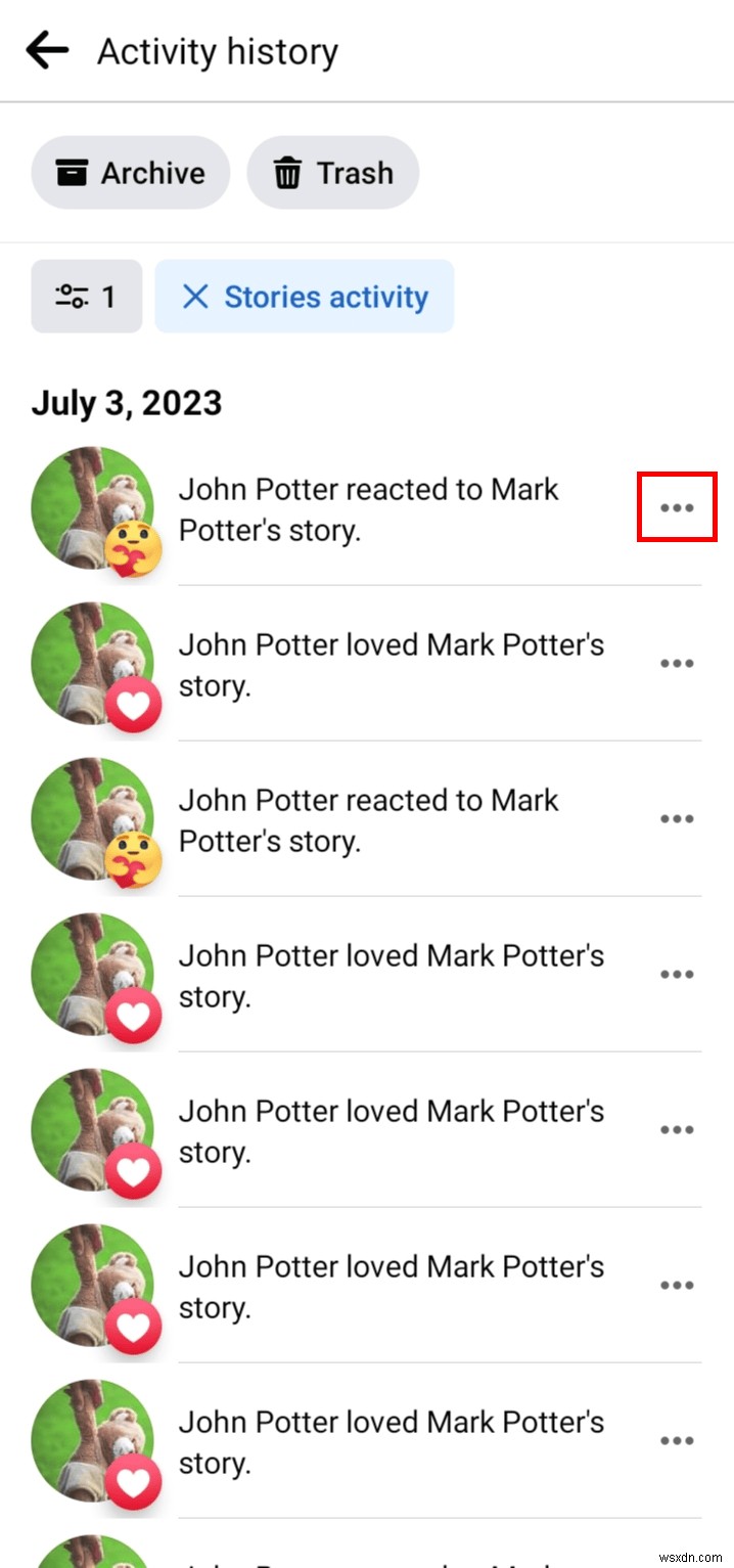 Quick Guide:Unreact an Emoji from a Facebook Story 