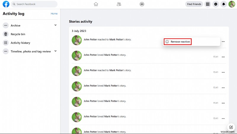 Quick Guide:Unreact an Emoji from a Facebook Story 