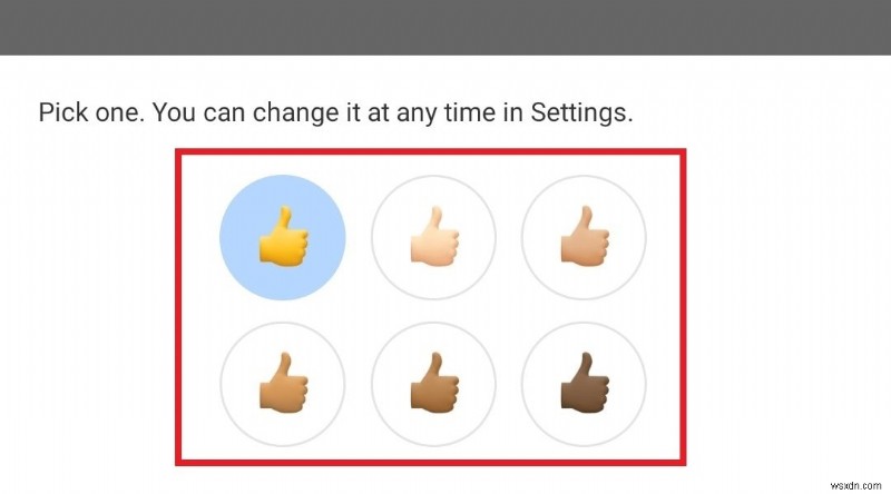 फेसबुक मैसेंजर में इमोजी स्किन टोन कैसे बदलें 