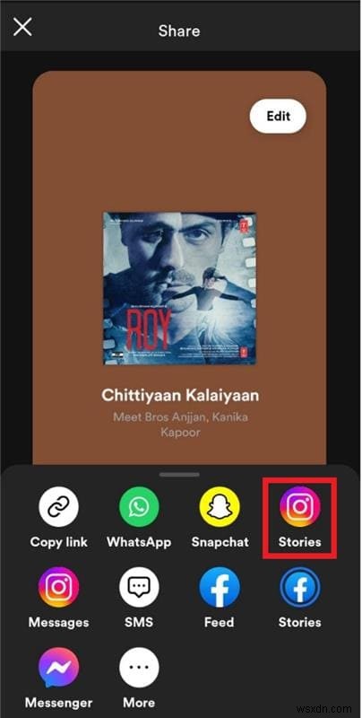कस्टम बैकग्राउंड के साथ इंस्टाग्राम स्टोरीज़ पर Spotify गाना साझा करें - आसान ट्यूटोरियल 