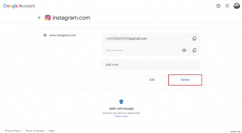 चरण-दर-चरण मार्गदर्शिका:Google स्मार्ट लॉक में संग्रहीत इंस्टाग्राम क्रेडेंशियल्स को हटाना 