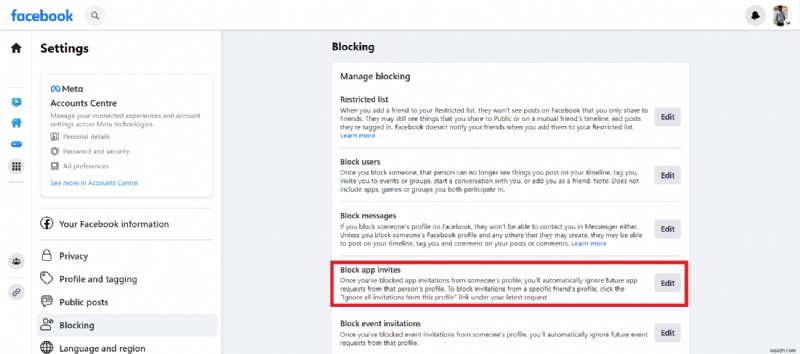 फेसबुक पर गेम आमंत्रणों को ब्लॉक करें:एक सरल चरण-दर-चरण मार्गदर्शिका 