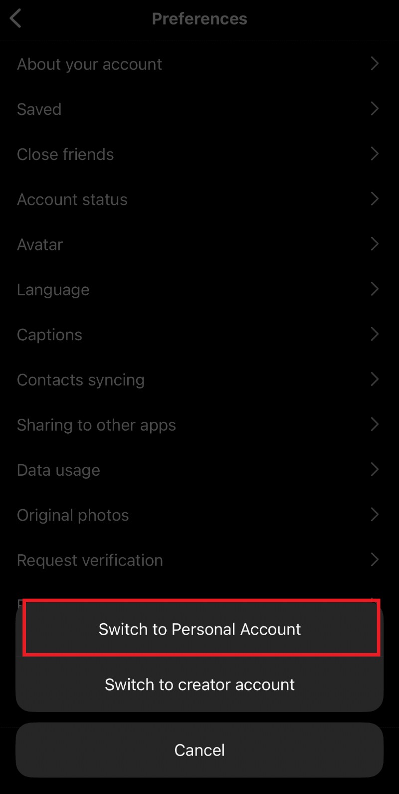 iPhone पर अपने इंस्टाग्राम बिजनेस अकाउंट को पर्सनल में बदलें - चरण-दर-चरण मार्गदर्शिका 