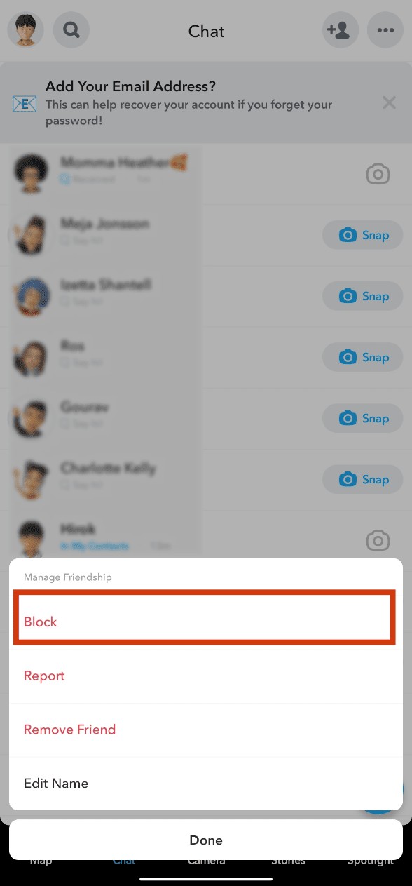स्नैपचैट पर स्टोरी विजिबिलिटी को आसानी से बहाल करें:लोगों को अनब्लॉक करना आसान हो गया 