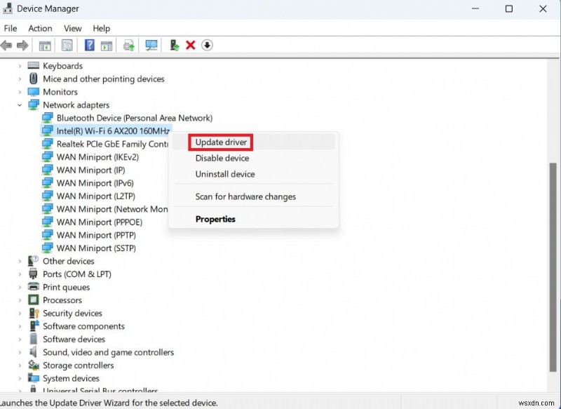 चरण-दर-चरण मार्गदर्शिका:Windows 11 पर नेटवर्क एडेप्टर ड्राइवर अपडेट करना 