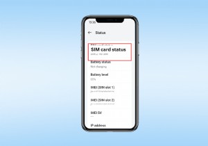 Android डिवाइस पर अपना सिम कार्ड (ICCID) नंबर ढूँढना 