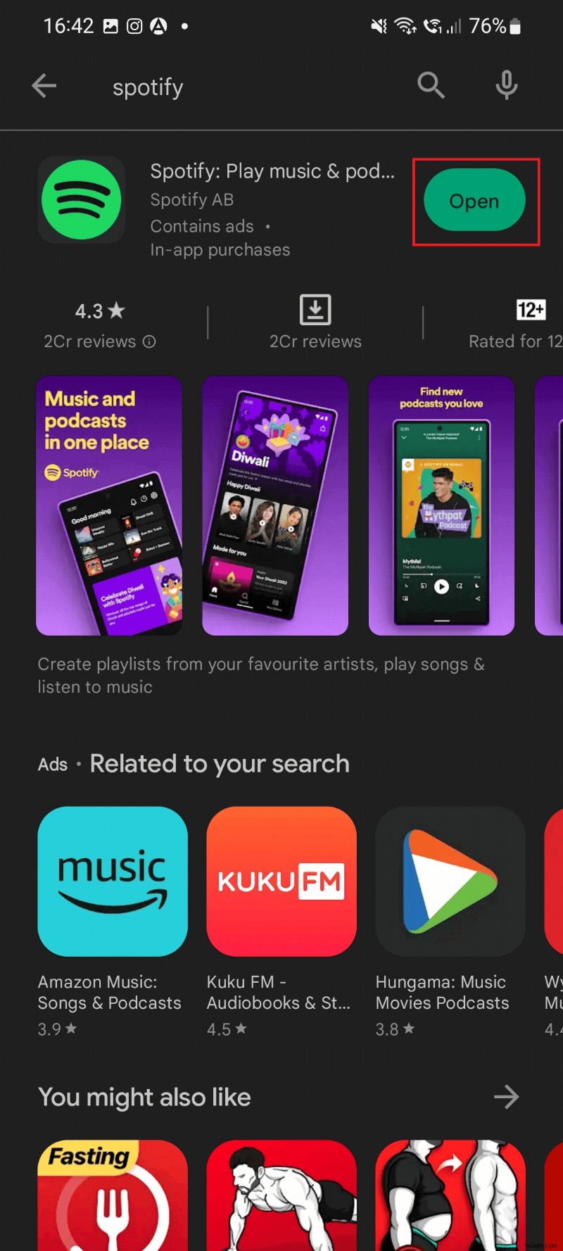 एंड्रॉइड पर Spotify  कुछ गलत हो गया  त्रुटि को हल करने के लिए शीर्ष 7 समाधान 