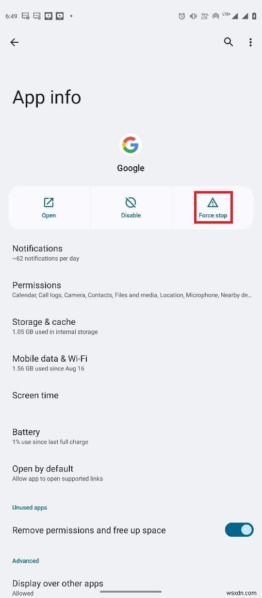 Android डिवाइस पर  Google ऑफ़लाइन है  त्रुटि का समाधान करें 