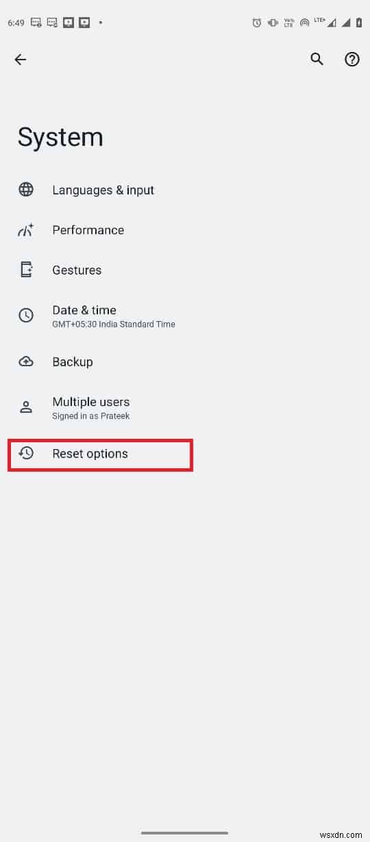 Android डिवाइस पर  Google ऑफ़लाइन है  त्रुटि का समाधान करें 