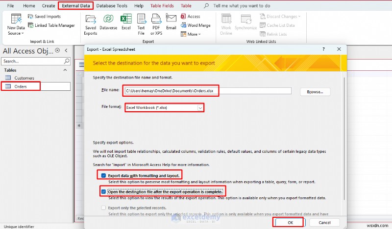 चरण-दर-चरण मार्गदर्शिका:Microsoft Access डेटा को Excel में आयात करना 