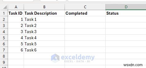 Excel में लॉक्ड‑जब तक‑पूर्ण चेकलिस्ट बनाएं:तर्क और शीट सुरक्षा के साथ चरण‑दर‑चरण मार्गदर्शिका 
