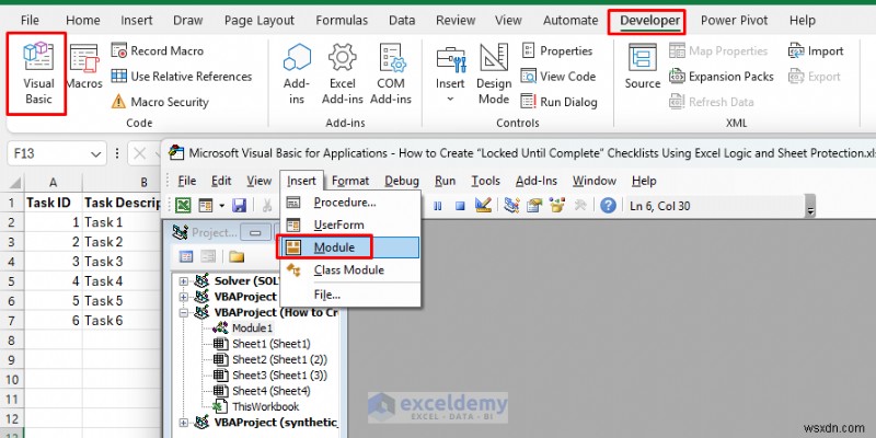 Excel में लॉक्ड‑जब तक‑पूर्ण चेकलिस्ट बनाएं:तर्क और शीट सुरक्षा के साथ चरण‑दर‑चरण मार्गदर्शिका 