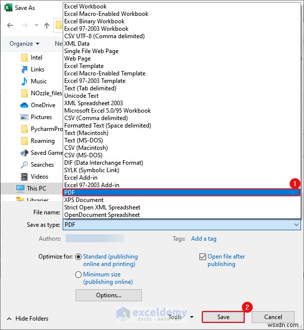 एक्सेल डेटा को DOC, PDF, CSV, XML और vCard फॉर्मेट में निर्यात करना आसान हो गया 