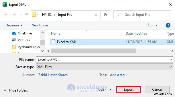 एक्सेल डेटा को DOC, PDF, CSV, XML और vCard फॉर्मेट में निर्यात करना आसान हो गया 