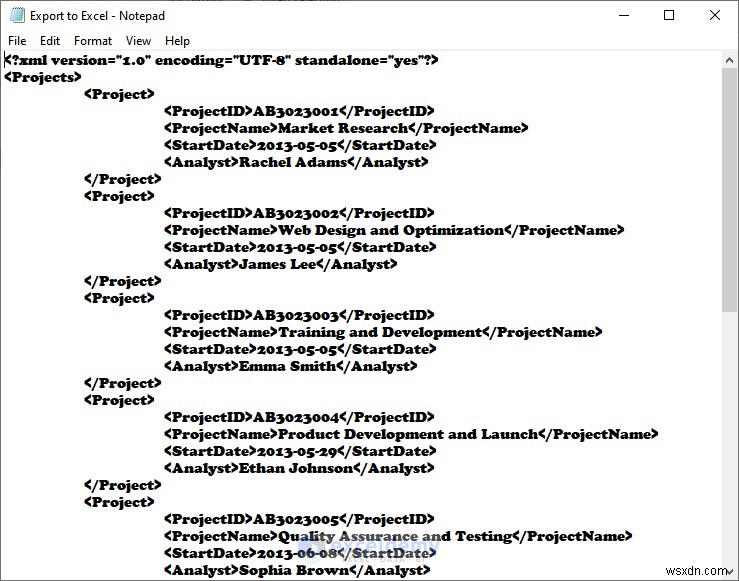 एक्सेल डेटा को DOC, PDF, CSV, XML और vCard फॉर्मेट में निर्यात करना आसान हो गया 
