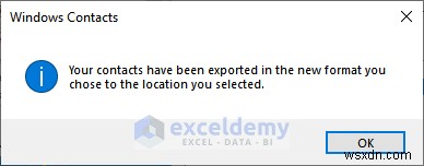 एक्सेल डेटा को DOC, PDF, CSV, XML और vCard फॉर्मेट में निर्यात करना आसान हो गया 