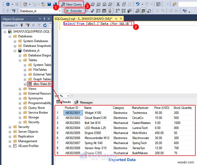 एक्सेल डेटा को DOC, PDF, CSV, XML और vCard फॉर्मेट में निर्यात करना आसान हो गया 
