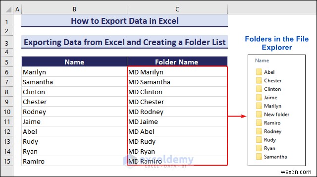 एक्सेल डेटा को DOC, PDF, CSV, XML और vCard फॉर्मेट में निर्यात करना आसान हो गया 