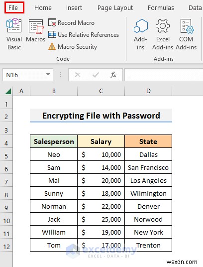 Excel में एन्क्रिप्शन फ़ंक्शन बनाने के लिए चरण-दर-चरण मार्गदर्शिका 