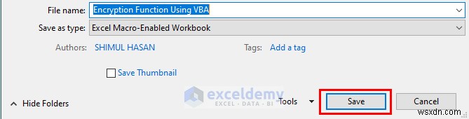 Excel में एन्क्रिप्शन फ़ंक्शन बनाने के लिए चरण-दर-चरण मार्गदर्शिका 