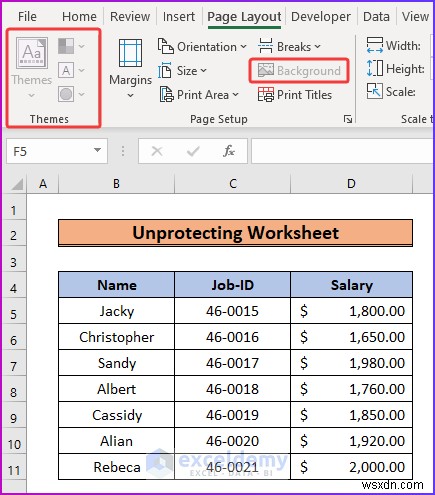 एक्सेल पेज लेआउट टैब धूसर हो गया? 4 त्वरित सुधारों की व्याख्या 