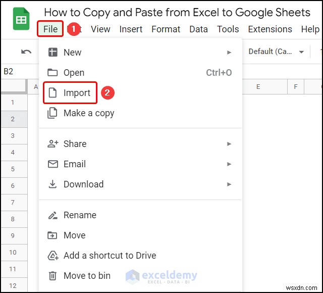 एक्सेल डेटा को Google शीट्स में निर्बाध रूप से स्थानांतरित करें:4 सिद्ध तकनीकें 