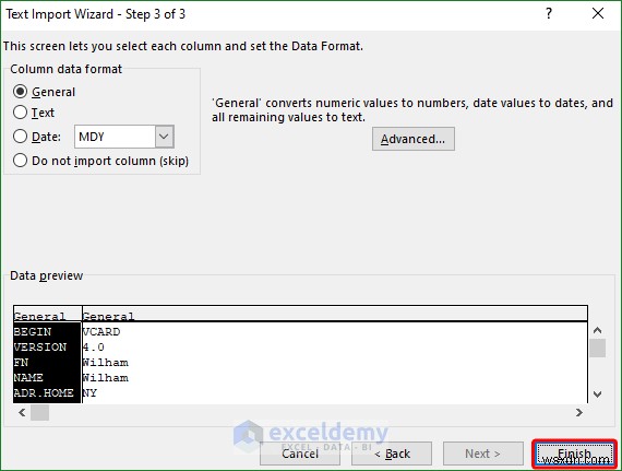 Excel में VCF (vCard) फ़ाइलें खोलें:2 आसान तरीके 