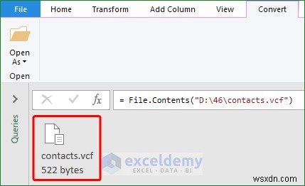 Excel में VCF (vCard) फ़ाइलें खोलें:2 आसान तरीके 