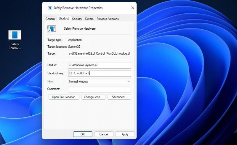 Windows 11 में एक सुरक्षित USB इजेक्शन शॉर्टकट बनाएं 