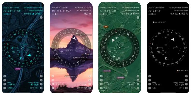 शीर्ष 9 आईओएस कम्पास ऐप्स:विश्वास के साथ मार्ग, गति और दूरी को ट्रैक करें 