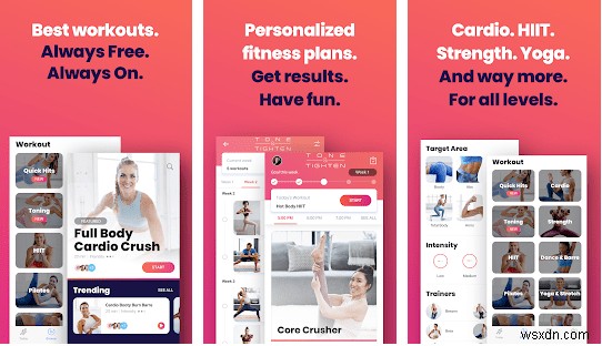 2023 के शीर्ष HIIT होम वर्कआउट ऐप्स:कहीं से भी अपनी फिटनेस को बढ़ावा दें 