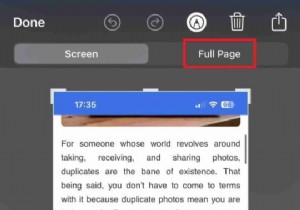 अपने iPhone पर पूर्ण-पृष्ठ स्क्रीनशॉट कैसे कैप्चर करें:3 सरल तरीके 