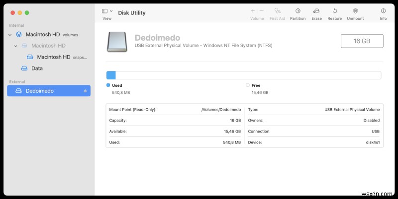ड्राइवर इंस्टॉल किए बिना macOS पर NTFS ड्राइव एक्सेस करें 