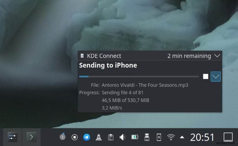KDE कनेक्ट का उपयोग करके आसानी से स्थानीय संगीत को अपने iPhone में स्थानांतरित करें 