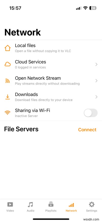 VLC का उपयोग करके स्थानीय संगीत को अपने iPhone में स्थानांतरित करें—आईट्यून्स की आवश्यकता नहीं है 
